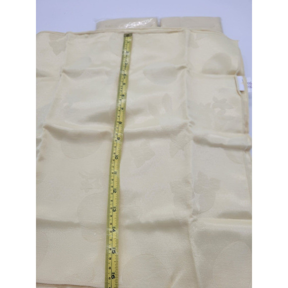 NEW Set of 4 Blossoms & Blooms Kohls Yellow Floral Spring Cloth Napkins 16"x17" - Picture 5 of 10